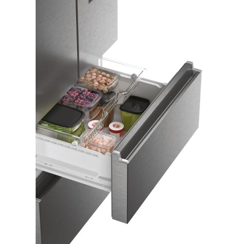 REFRIGERATORS FREESTANDING  HFW7720EWMP (200x70 / E / INOX / FNF / ΒΡΥΣΑΚΙ / MULTIDOOR / Wi-Fi)